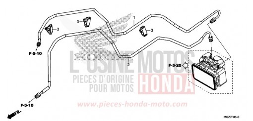 TUYAU DE FREIN CB500XAE de 2014